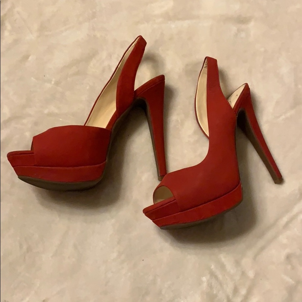 Red stiletto heels